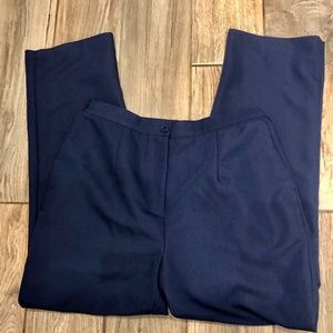 Draper's Damon's Women’s Navy Career Slacks 
Sz 12P Elastic Waist